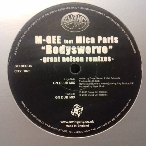 Bodyswerve (Grant Nelson Remixes) - M-Gee