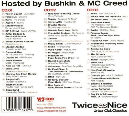 Twice As Nice Urban Club Classics - 3 x CD