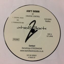 Aint Down - Creative Control