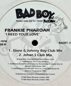 I Need Your Love - Frankie Pharoah