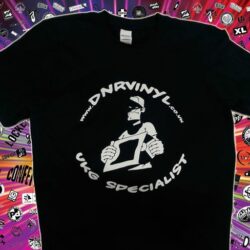 *** DNR Ltd Edition White Logo T-Shirt - Black ***