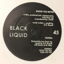 Know You Better / Donna - Love Dove Jay