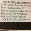 Let Me Show You - James Lavonz *TEST PRESSING*