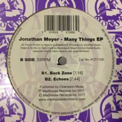 Many Things EP - Jonathan Meyer / Kerri Chandler