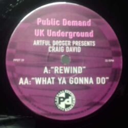 What Ya Gonna Do / Rewind - Artful Dodger