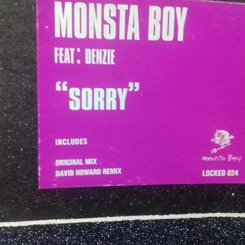 Sorry – Monsta Boy – DNR Vinyl