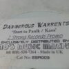 Start To Panik / Kaos - Dangerous Warrents
