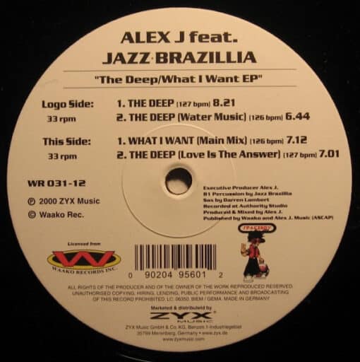 The Deep / What I Want EP - Alex J