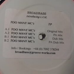 Too Many MCs - Broadbass