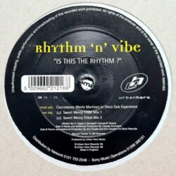 Is This The Rhythm - Rhythm 'N' Vibe