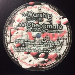 Warship / Checkmate - DJ Quest / Nu-Lick Cru