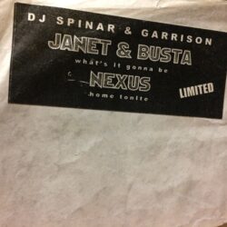 What's It Gonna Be / Home Tonite - Janet & Busta / Nexus