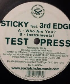 Who Are You - Sticky feat 3rd Edge