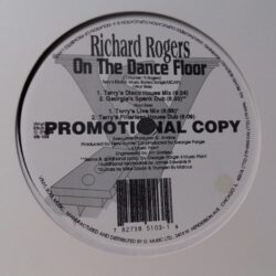 On The Dancefloor - Richard Rogers ‎*PROMO COPY*