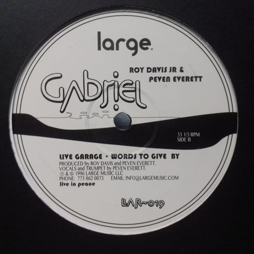 Gabriel – Roy Davis Jr. & Peven Everett *RE-RELEASE* – DNR Vinyl