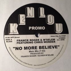 No More Believe - Franck Roger & M'Selem