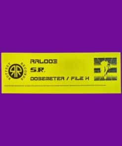Dosemeter / File H - S.R.