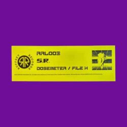 Dosemeter / File H - S.R.