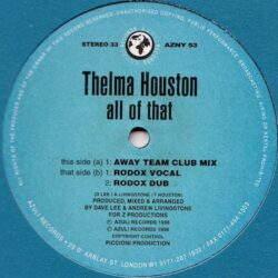 All Of That (Original Mixes) - Thelma Houston