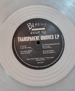 Transparent Grooves EP - Crazy Bank & Karl "Tuff Enuff" Brown - Transparent Vinyl