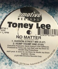 No Matter - Toney Lee