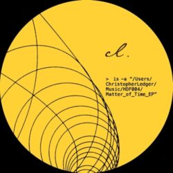 Matter Of Time EP - Christopher Ledger / K-Lone