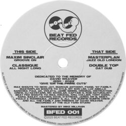 BFED001  - Classique / Double Top / Masterplan / Maxim Sinclair